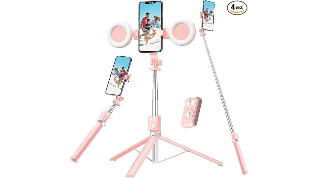 selfie stick tripod features