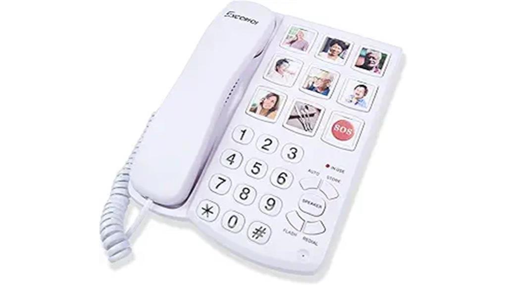 senior friendly large button phone