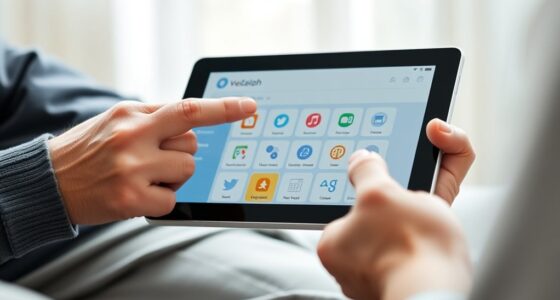 senior friendly tablet setup