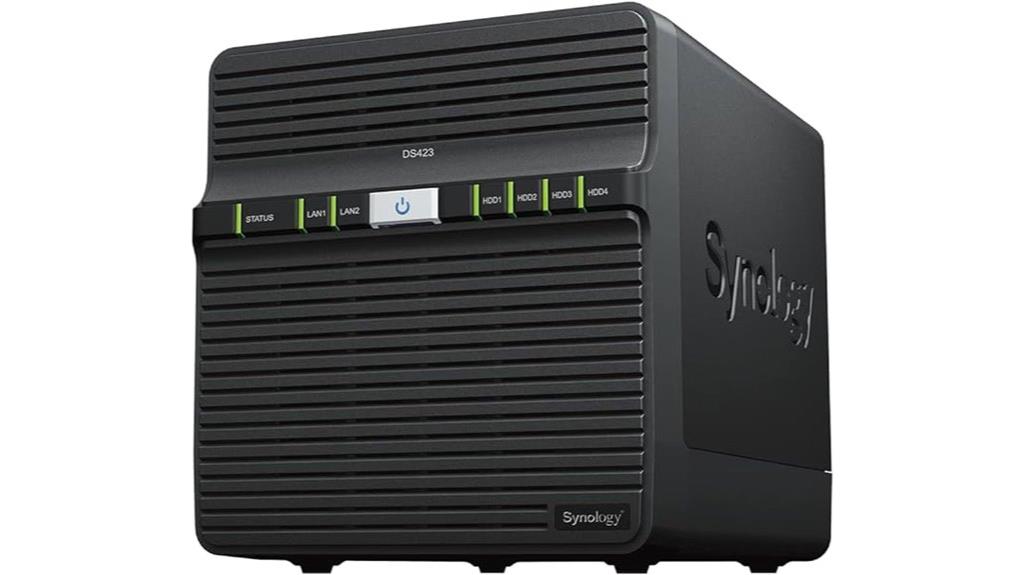 synology 4 bay diskless nas