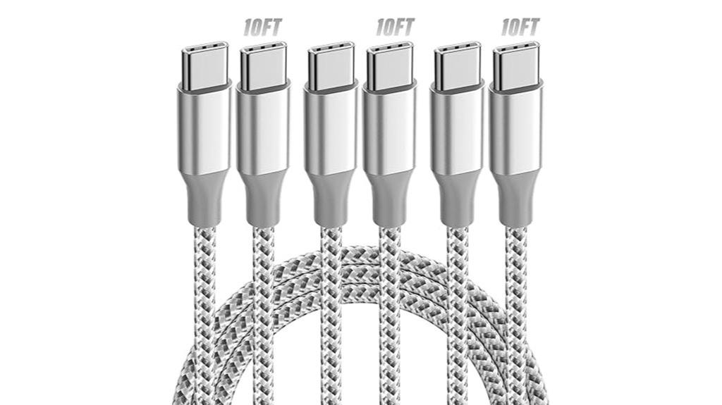 three pack usb c cables