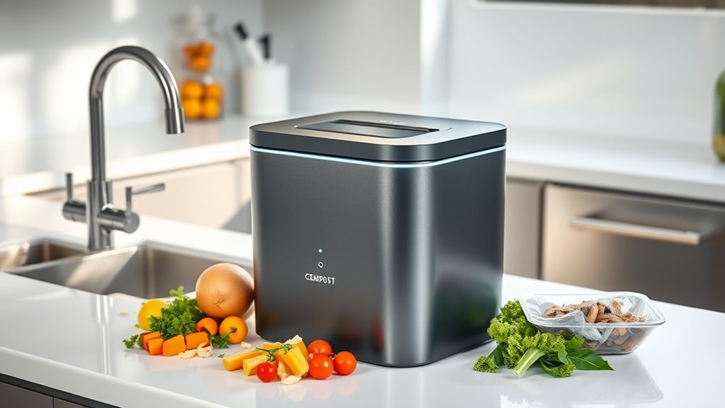 top electric kitchen compost bins