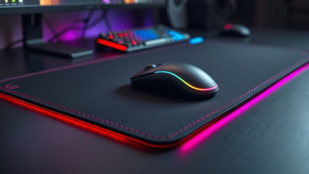 top extended mouse pads