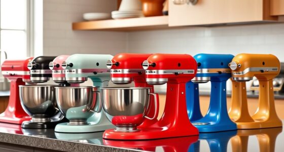 top kitchenaid mixer colors