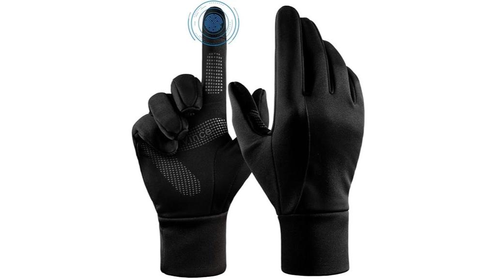 touchscreen water resistant winter gloves