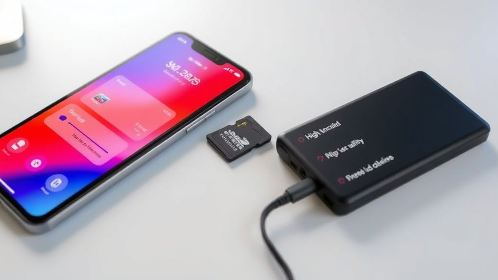transfer files to external storage
