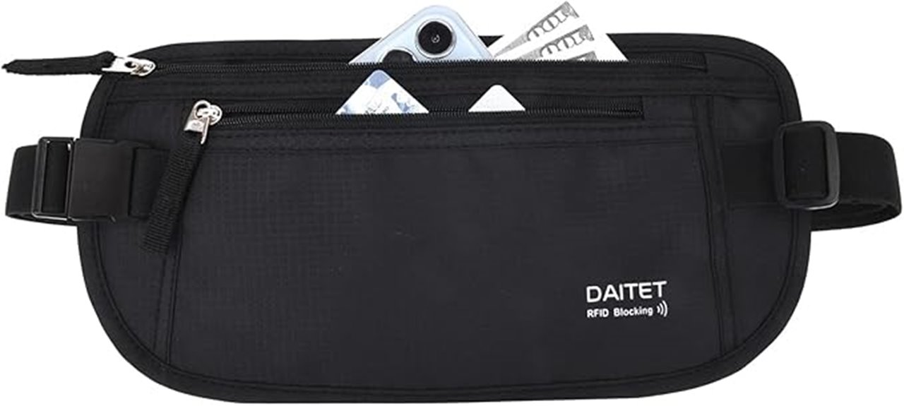 travel rfid money belt