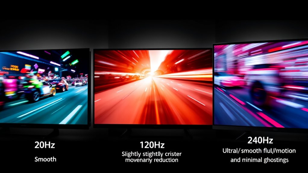 tv refresh rate comparison