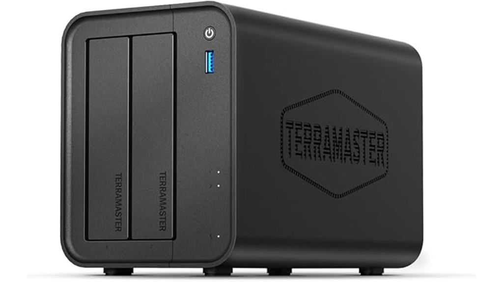 two bay nas storage device