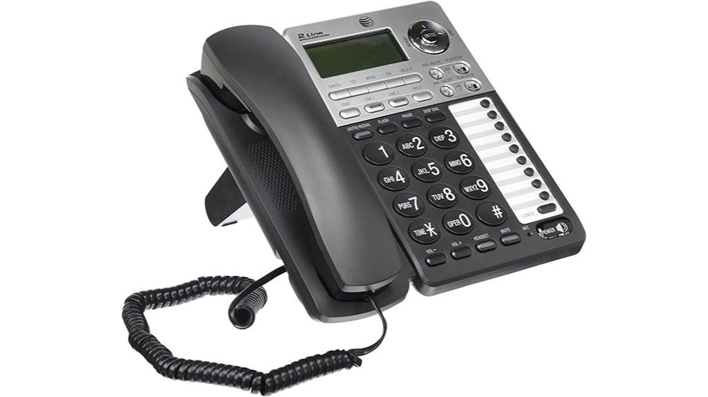 two line corded phone