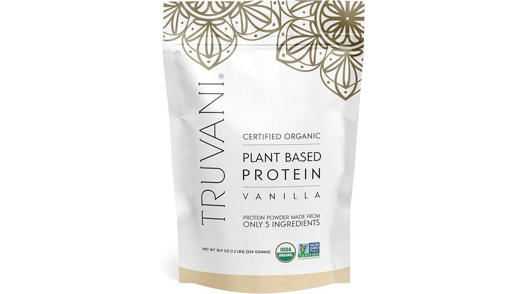 vegan vanilla pea protein