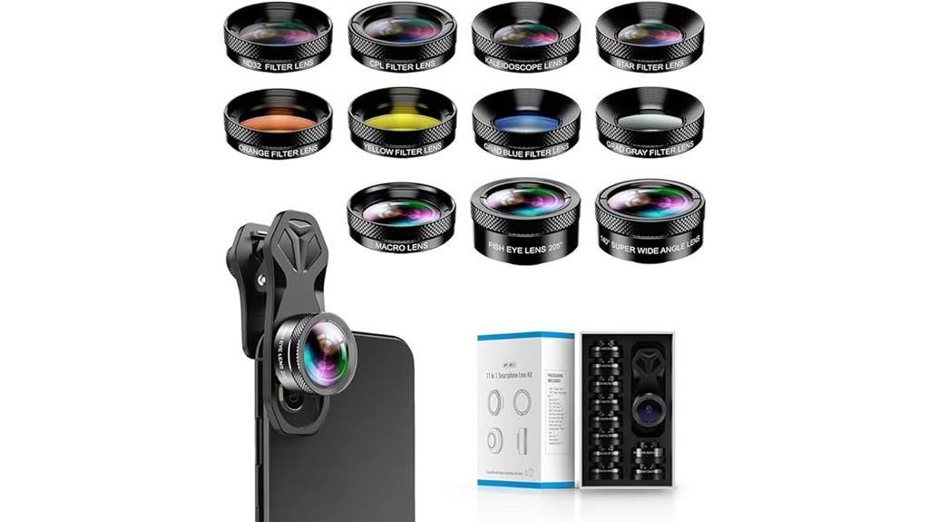versatile 11 in 1 lens kit