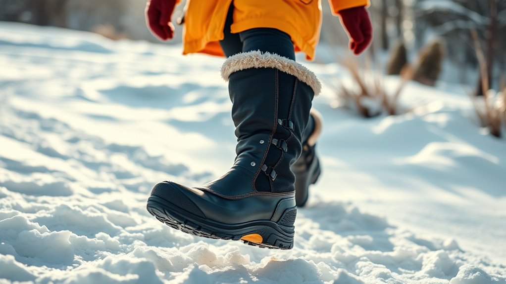 waterproof insulated traction comfort