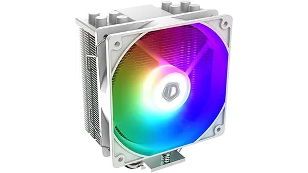 white argb cpu cooler