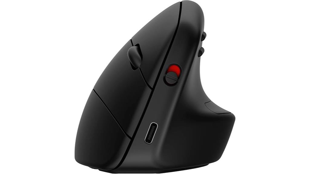 wireless bluetooth vertical mouse