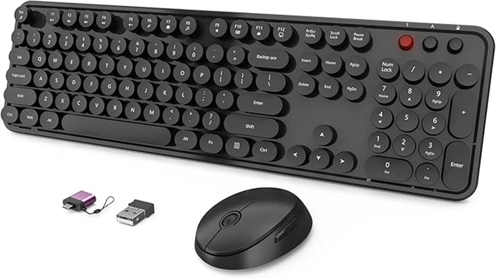 wireless ergonomic keyboard combo