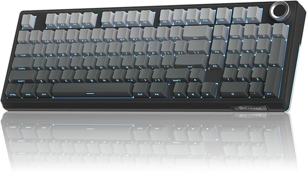 wireless rgb hot swappable keyboard