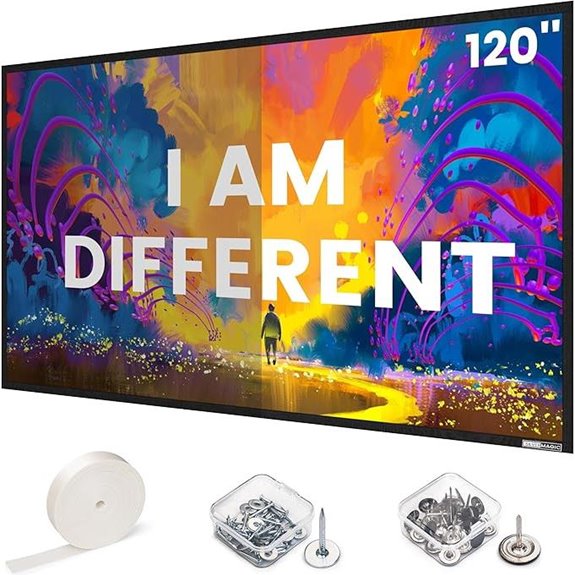 ALR Projector Screen 120