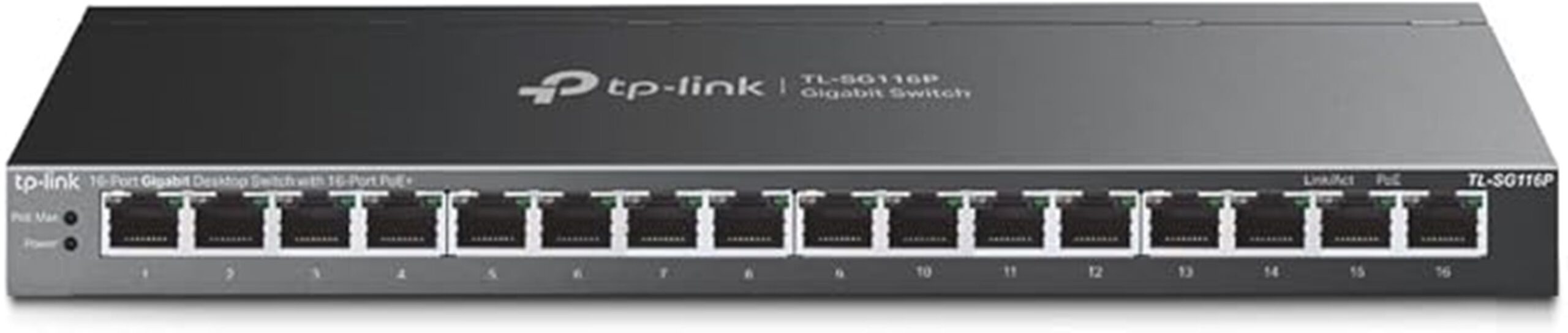 16 port gigabit poe switch