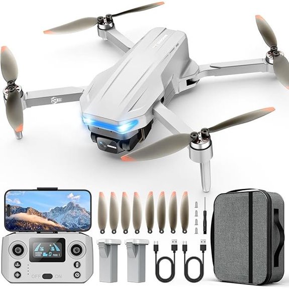 4K GPS Foldable Drone with 48-Min Flight Time