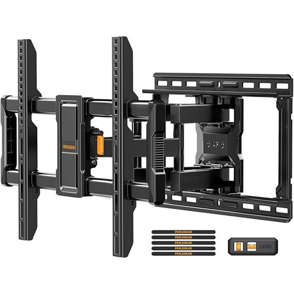 Perlegear Full Motion TV Wall Mount for 40–86 Inches
