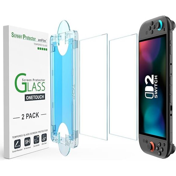 amFilm Switch 2 Screen Protector 2-Pack