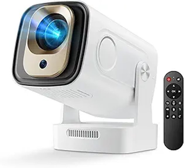 Mini Projector with Auto Focus and 1080P Support