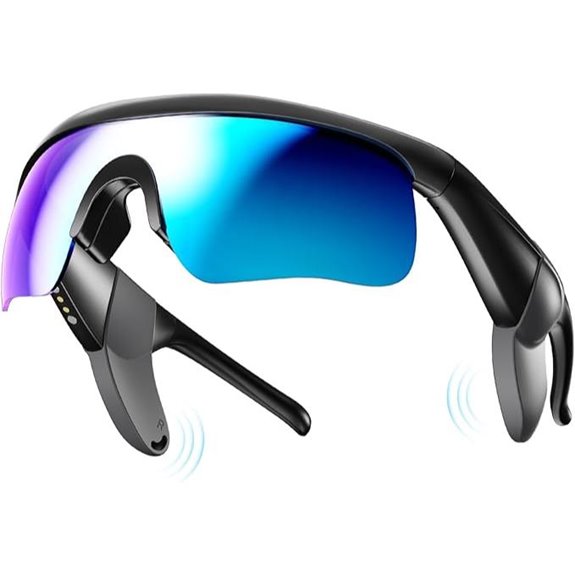 Bluetooth Sunglasses with Speakers and UV400 Protection