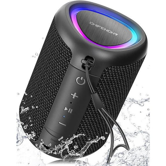 Wireless Bluetooth Speaker with Lights and Waterproofing