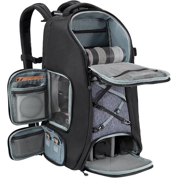K&F Concept Camera Backpack with Rain Cover and Laptop Slot