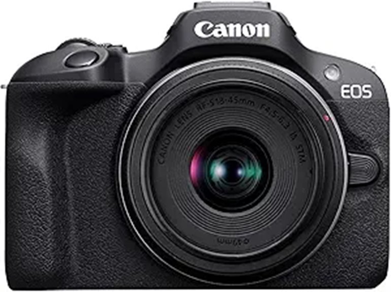 Canon EOS R100 Mirrorless Camera with Kit Lenses