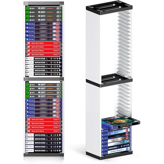 Nargos Video Game Storage Stand for Consoles