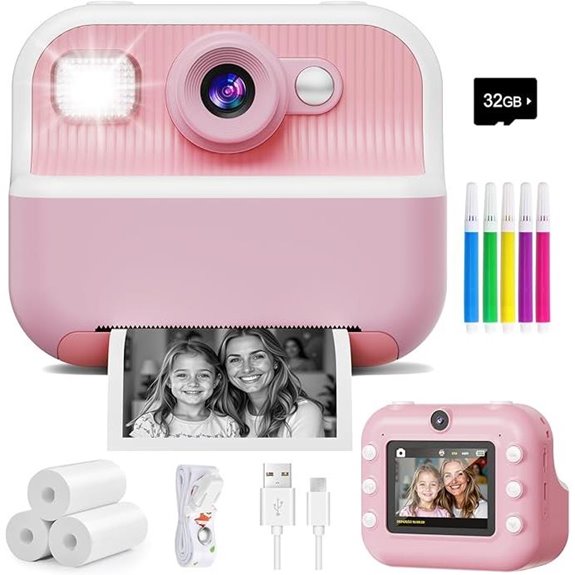 Dual Selfie Kids Camera with 1080P Video