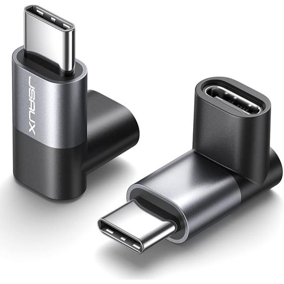 JSAUX 90° USB-C Adapter 2-Pack for USB Devices