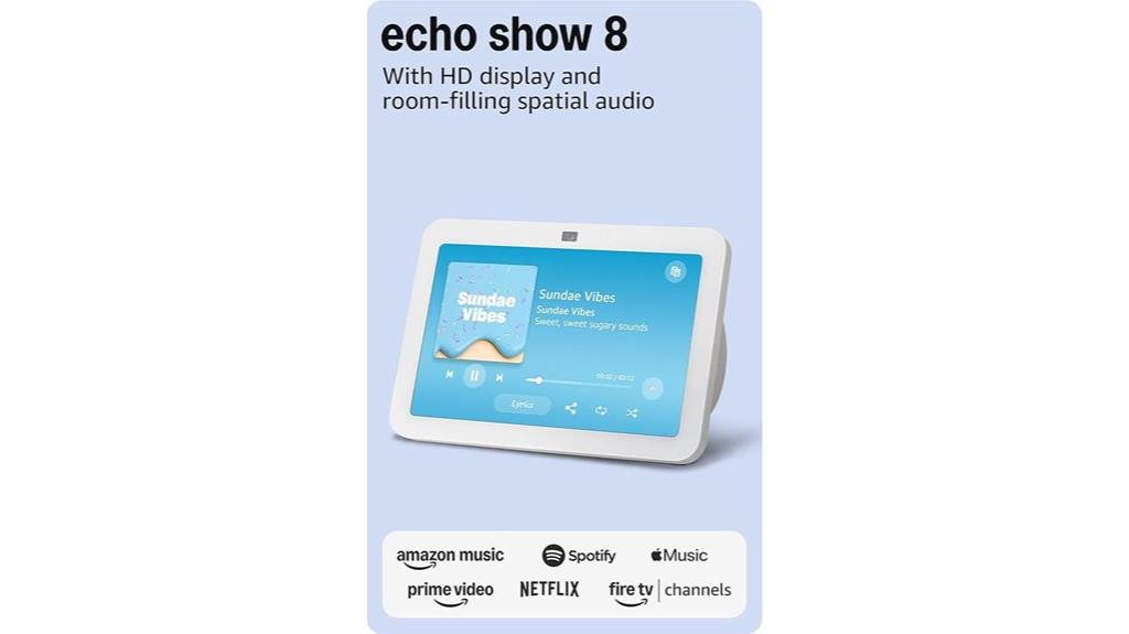 echo show 8 with alexa
