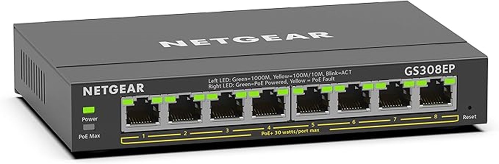 eight port poe switch
