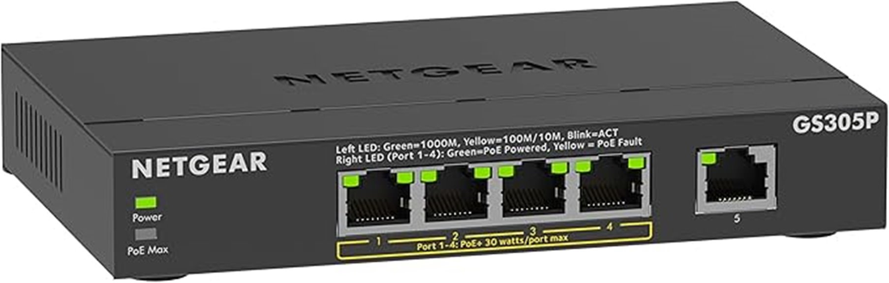 five port poe switch