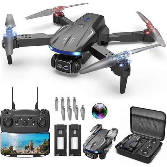 Foldable Drone with 1080P Camera and 2 Batteries