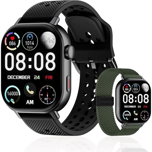 Fitness Tracker Smartwatch with GPS and Heart Rate