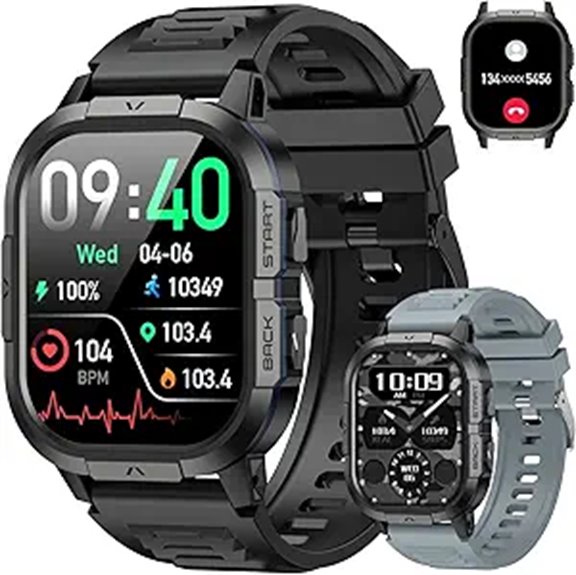 Smart Watch for Men Fitness & Sleep Monitoring
