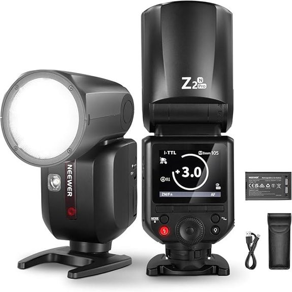 NEEWER Z2PRO-N TTL Round Head Flash for Nikon