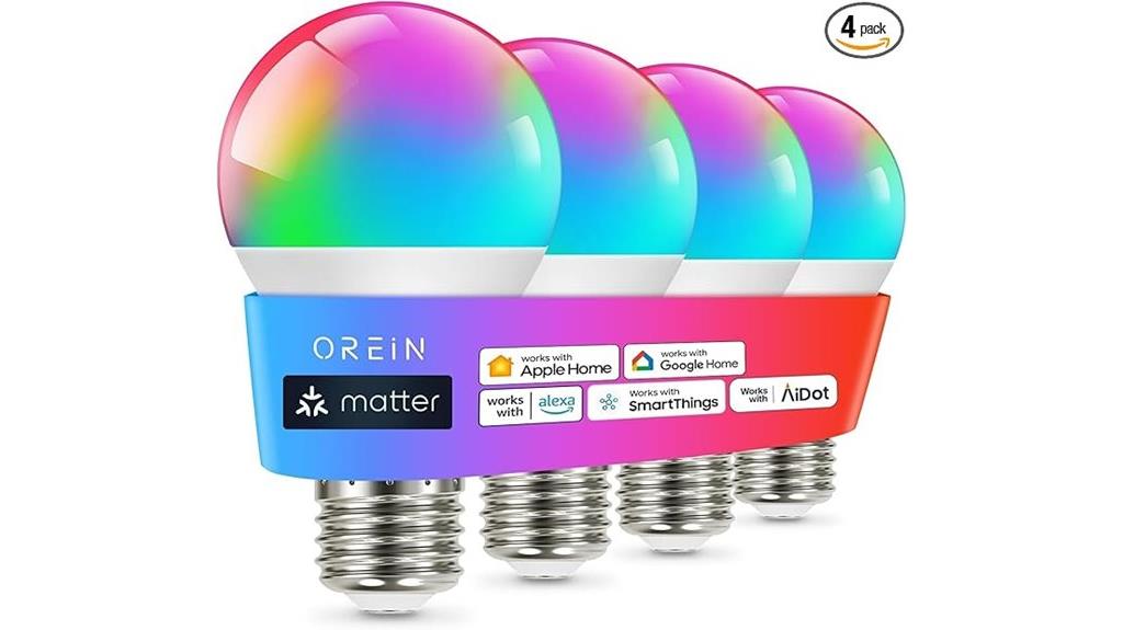 orein smart light bulb pack