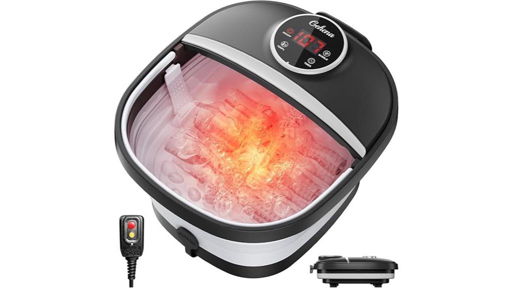 portable heated massage spa