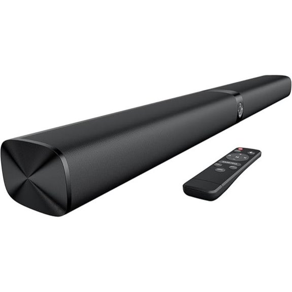 80W Bluetooth Soundbar with Detachable Design