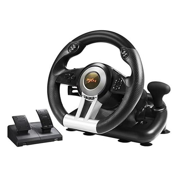 PXN V3II Racing Wheel with Pedals for Consoles