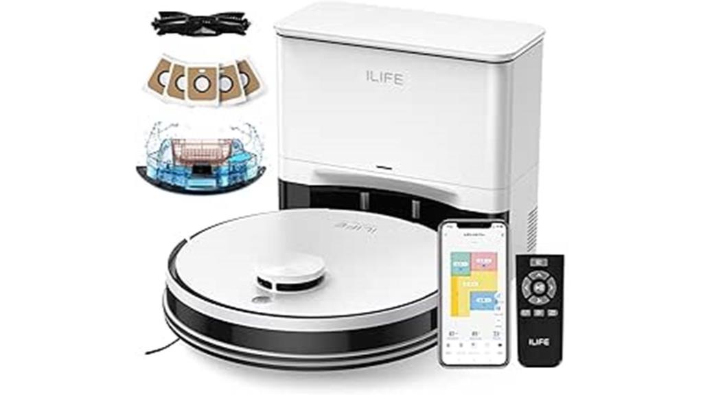 robot vacuum with self emptying