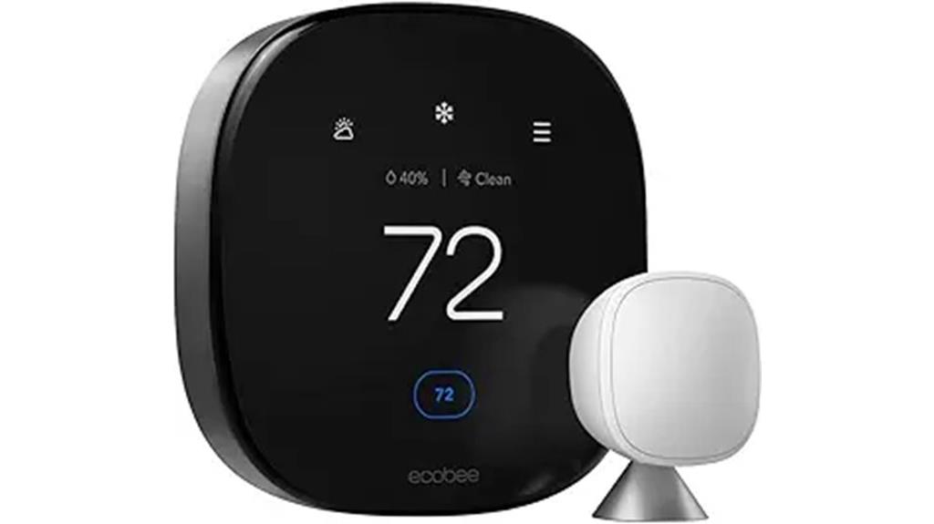 smart thermostat with sensors