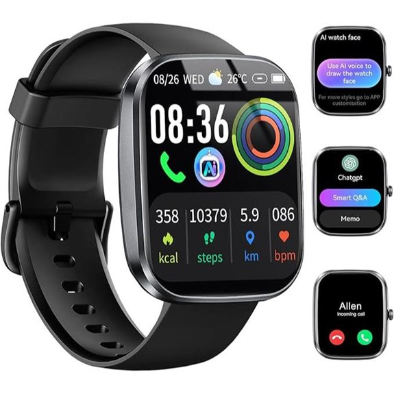 AI Smart Watch with ChatGPT Fitness & Waterproof