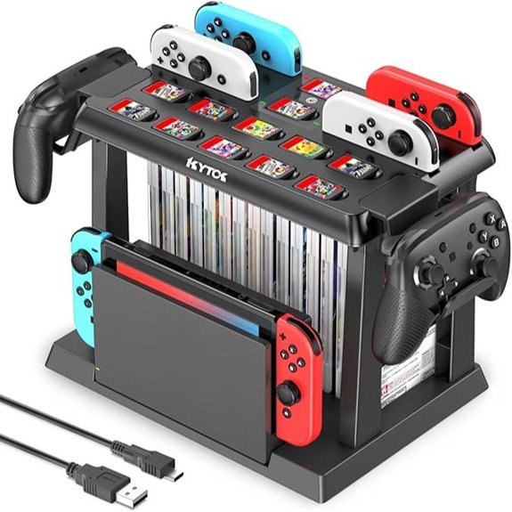 Nintendo Switch Game Organizer & Charging Station