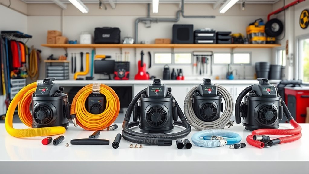 top central vacuum kits